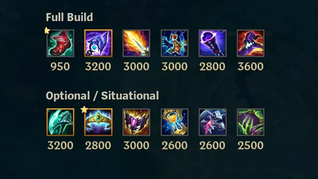 AP Ezreal items
