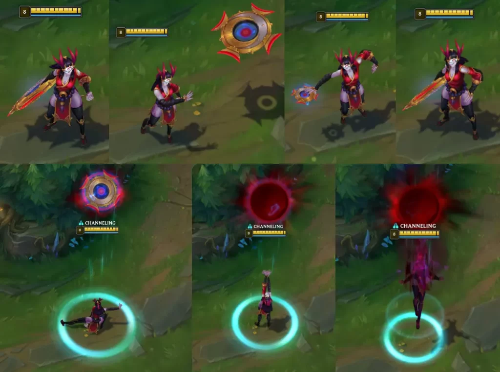 Blood Moon Sivir Emotes