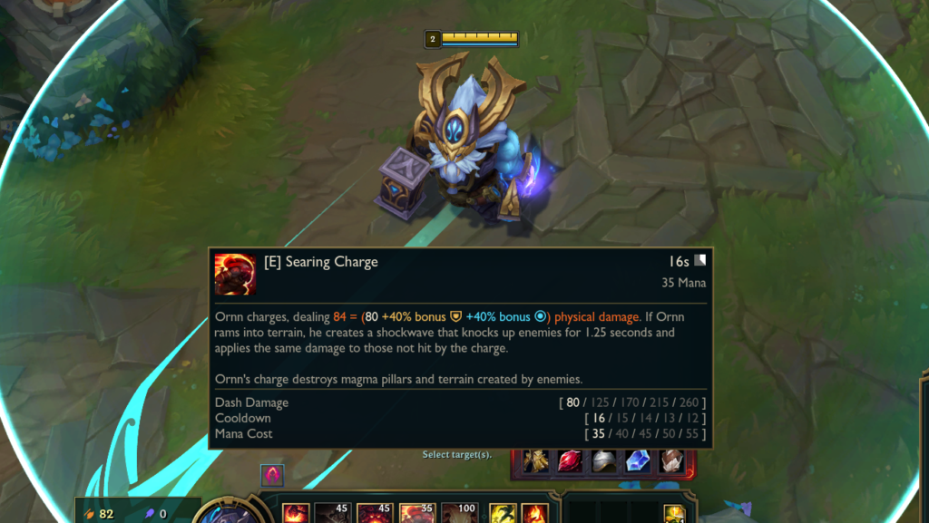 Ornn's E in-game