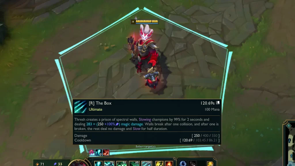 Thresh's R tooltip
