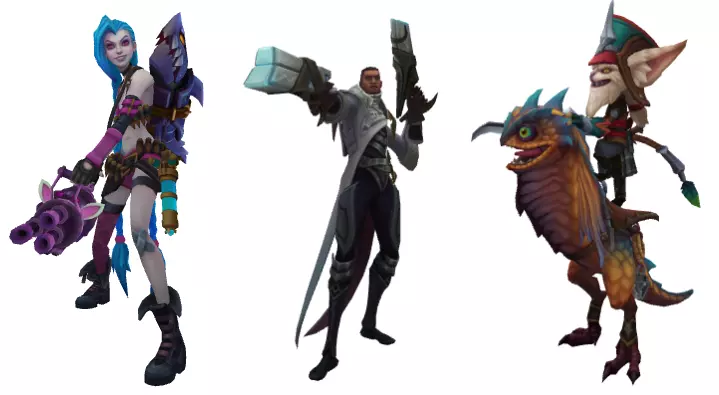 Champions with Guns - Jinx, Lucian, Kled